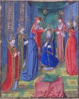 Anointing of Pope Benedict XIII at Avignon, 1394
